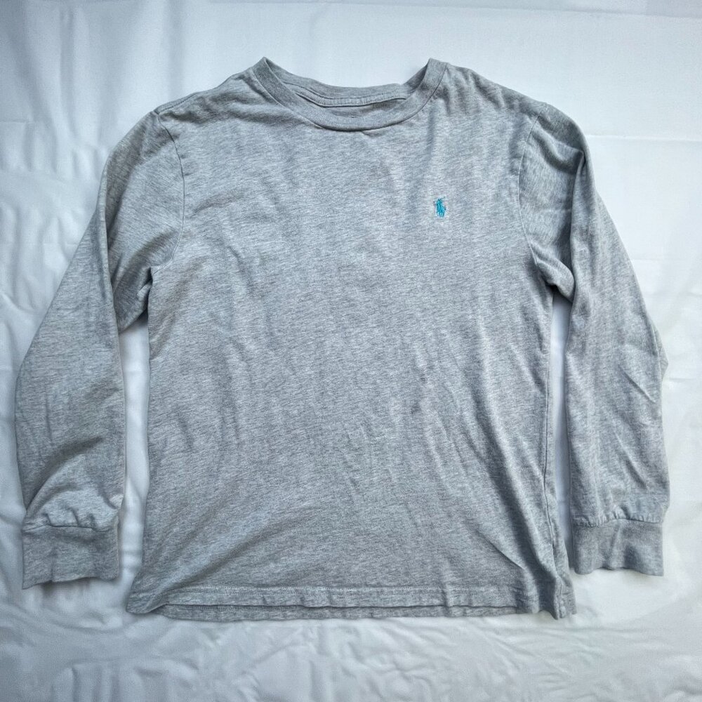 Polo Ralph Lauren Gray Boy's T-shirt Size M(10-12)